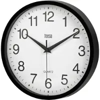 Uni-T Teesa TSA0037B Horloge murale 25 cm, noir