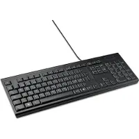 Kensington KB100 EQ, Pleine taille (100 %), Câble, Noir