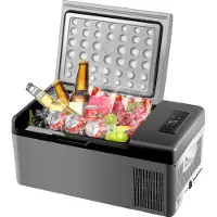 Vevor Glacière de voiture Compresseur 12V Réfrigérateur 15L Mini glacière portable APP