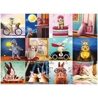 Eurographics Puzzle Drôles de lapins 1000 pièces