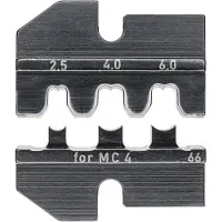 Knipex 97 49 66 Mâchoire de sertissage connecteur solaire MC4 2.5 à 6 mm² Convient pour marque 97 43 200, 97 43 E, 97 43 E AUS, 97 43 E UK, 97 43 E US