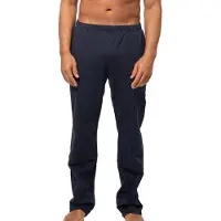 Hajo Herren Kurhose - Jogginghose, Homewear, stay fresh, Stretch Coton-Mix, uni Blau S