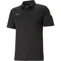 Puma Garçons, T-shirt de sport, teamLIGA Sideline Polo Jr-657258 (128), Noir, 128