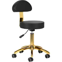 Activeshop Tabouret cosmétique Am-304G Or Noir