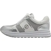 Tamaris Baskets basses argent / blanc