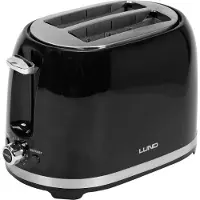 LUND Grille-pain, 700–850 W, noir, 2 fentes
