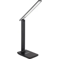 Globo Lampe de table plastique noir, LED