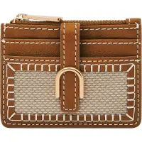 Fossil porte-cartes Vada Card Case Natural Brown brun