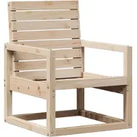 vidaXL Chaise de jardin 57,5x63x76 cm pin massif