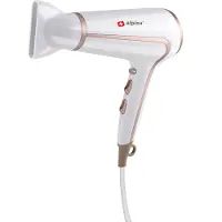 Alpina ED-88324:Secador de Pelo 1600-2000W + Blanco/Rosado