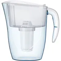 AQUAPHOR Smile Pichet filtre à eau Transparent, Blanc