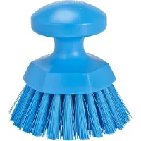 Vikan Brosse à main ronde , dure, entièrement conforme à la norme HACCP 3-blue
