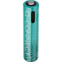 Q-CONNECT KF14130 Piles rechargeables - Micro/AAA/HR03, 1,2 V, 4 pièces