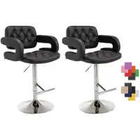 CLP lot de 2 tabourets de bar Dublin