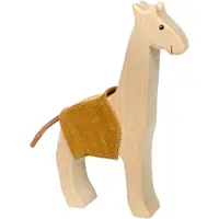 Sigikid Cudly Wudly Girafe en bois, figurine en bois, figurine, jouet en bois, jouet, décoration, 39393