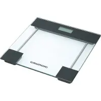 Grundig Pèse-personne numérique, 180 kg, transparent