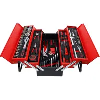 BGS-technic BGS Do it yourself valise à outils en métal y compris assortiment d'outils 86 pcs.