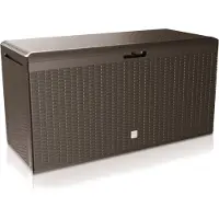 Prosperplast Rato Plus Tarrase - Boîte de rangement (rotin, 290 L)