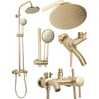 REA Kit de Douche Luis Brush Gold