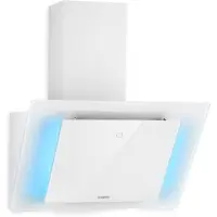 Klarstein Hotte Aspirante 60cm, Hottes de Cuisine Inclinées, Filtre de Hotte en Aluminium, Débit d'Air Puissant 426m³/h, LED, Ecran Tactile, Extracteur d'Air Silencieux, Hotte Efficace avec Evacuation