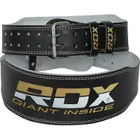 RDX Sports Ceinture d'haltérophilie en cuir Gym - XL