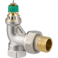 Danfoss Vanne dynamique RA-DV 20 indépendante de la pression, R 3/4, d'angle, nickelée, 1 pièce.