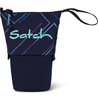Satch , étui à crayons avec système coulissant, couleur violet, laser