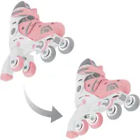 Globber Roller enfant Evolutif 2 en 1 Taille 26-29 Rose pastel