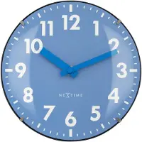 Nextime - 3533BL - Horloge Murale - 20cm - noir - Duomo Mini