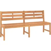 vidaXL Banc de jardin 180 cm en teck massif