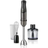 Black & Decker Mixeur plongeant BXHBA1000E 1000 W Gris