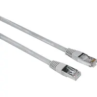 Hama 00200921 Câble réseau RJ45, câble patch CAT 5e F/UTP 30 m Gris Gaine PVC, paires torsadées 1 pc (00200921)
