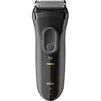 Braun Series 3 3000S Rasoir pour hommes, alimentation secteur/batterie, lavable