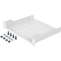 Digitus DN-10-TRAY-2 Tablette 10", 1 UH, montage fixe, gris