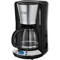 Russell Hobbs Victory 24030-56 - Cafetière - 15 tasses - inox avec des touches de noir