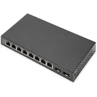 Digitus 8-port Gigabit + 2 Gigabit Sfp Ports Switch Argenté One Size / EU Plug 220V