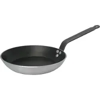 De Buyer POÊLE en fonte d'aluminium Ø 24 cm revêtement antiadhésif Poêle à frire noire