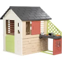 Smoby Life Maison de jeu Nature avec cuisine