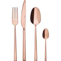 Sambonet Set de couverts 24 pcs. Rock acier inoxydable cuivre
