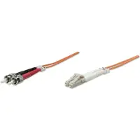 Intellinet 470421 Câble de raccordement fibre optique LC/ST 3m multimode OM2 orange