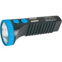 Acculux lampe à accu Power Lux LED bleu / noir distance d'éclairage 1000m - 422083