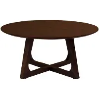 Ebuy24 Hello Table basse en imitation noyer.