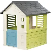 Smoby Maison de jeu Jolie - 98x110x127 cm Grande maison de jeu de jardin pour enfants