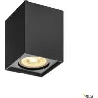 SLV Altra Dice plafonnier CL-1 carré noir GU10 7x7 cm