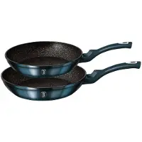 Berlinger Haus set de poeles en granit 22cm et 26cm Aquamarine 9044