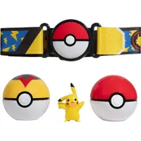 Jazwares Zestaw Paskowy Clip'n'Go Pokémon: Poké Ball, Luxury Ball i Charmander - Hasbro