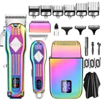 INF Tondeuse pour cheveux & tondeuse à barbe professionnelle Multicolore