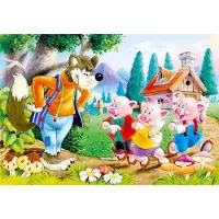 Castorland Puzzle sur les trois petits cochons 60 pièces