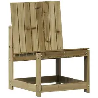 vidaXL Chaise de jardin 50,5x55x77 cm Bois de pin imprégné