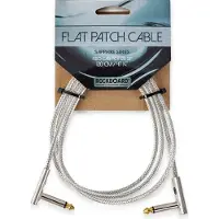Rockboard Câble patch Flat - SAPPHIRE 120 cm coudé - Câble patch coudé